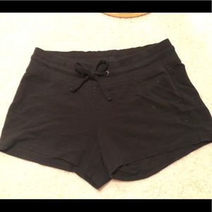 Black Drawstring Shorts